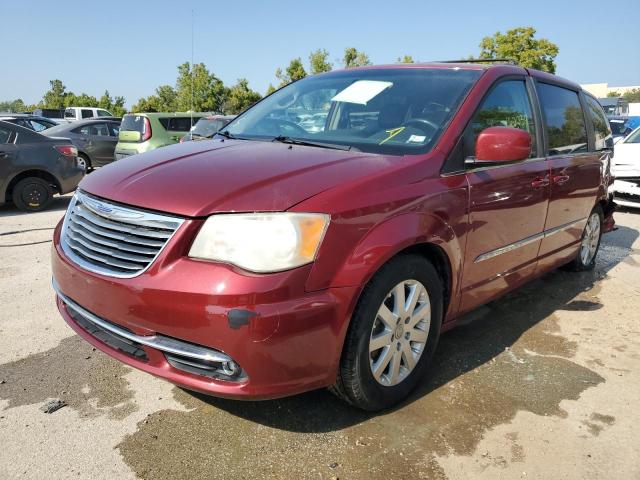 2C4RC1BG5ER234629 - 2014 CHRYSLER TOWN & COU TOURING MAROON photo 1