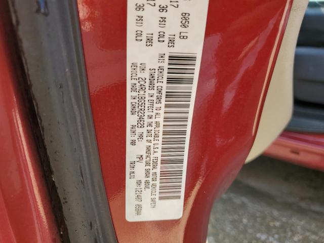 2C4RC1BG5ER234629 - 2014 CHRYSLER TOWN & COU TOURING MAROON photo 13