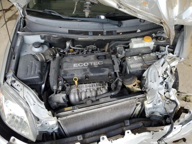 KL1TG5DE4BB191187 - 2011 CHEVROLET AVEO LT SILVER photo 11