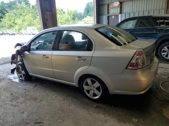 KL1TG5DE4BB191187 - 2011 CHEVROLET AVEO LT SILVER photo 2