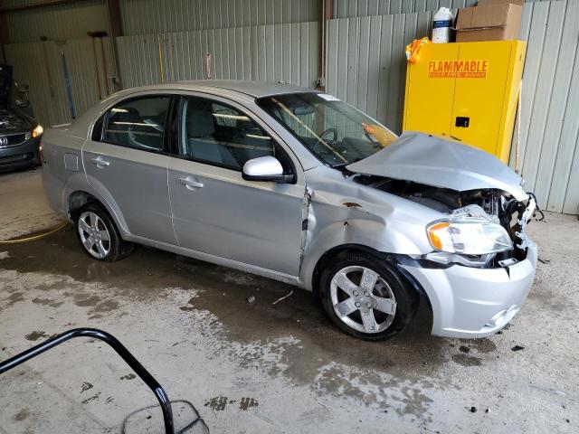KL1TG5DE4BB191187 - 2011 CHEVROLET AVEO LT SILVER photo 4