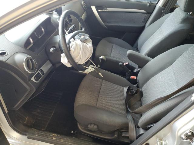 KL1TG5DE4BB191187 - 2011 CHEVROLET AVEO LT SILVER photo 7