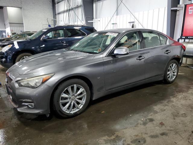 JN1BV7AR2EM683113 - 2014 INFINITI Q50 BASE GRAY photo 1