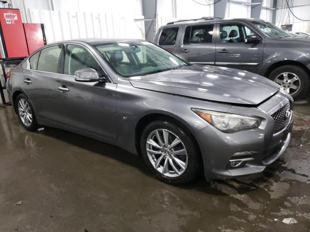 JN1BV7AR2EM683113 - 2014 INFINITI Q50 BASE GRAY photo 4