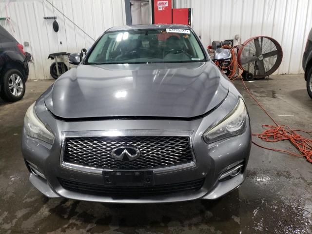 JN1BV7AR2EM683113 - 2014 INFINITI Q50 BASE GRAY photo 5