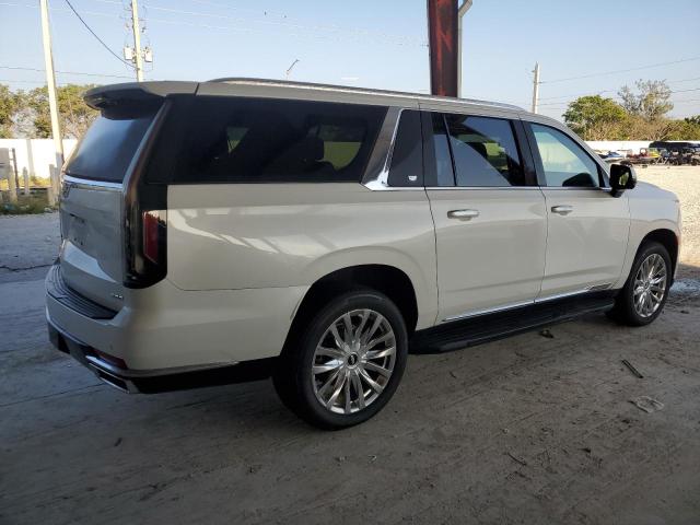 1GYS4JKL6NR174436 - 2022 CADILLAC ESCALADE ESV LUXURY WHITE photo 3