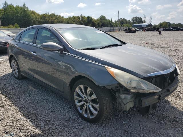 5NPEC4AC2DH505351 - 2013 HYUNDAI SONATA SE GRAY photo 4