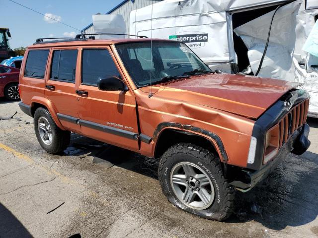 1J4FT48S51L611991 - 2001 JEEP CHEROKEE SPORT ORANGE photo 4