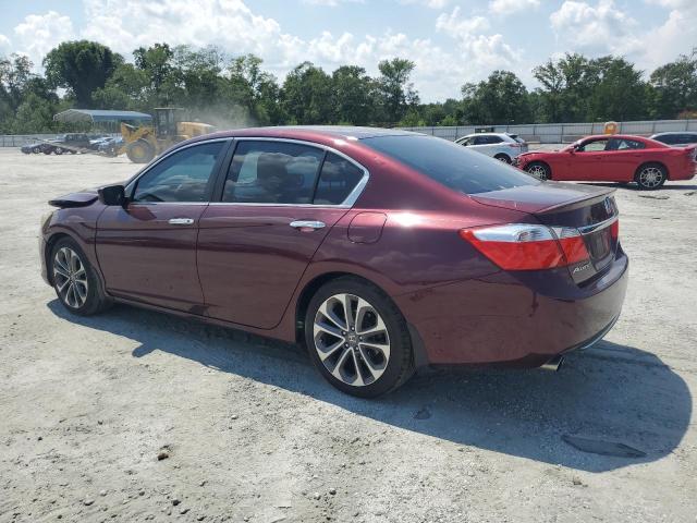 1HGCR2F58DA161764 - 2013 HONDA ACCORD SPORT BURGUNDY photo 2