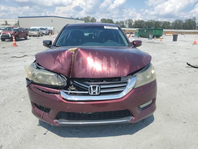 1HGCR2F58DA161764 - 2013 HONDA ACCORD SPORT BURGUNDY photo 5