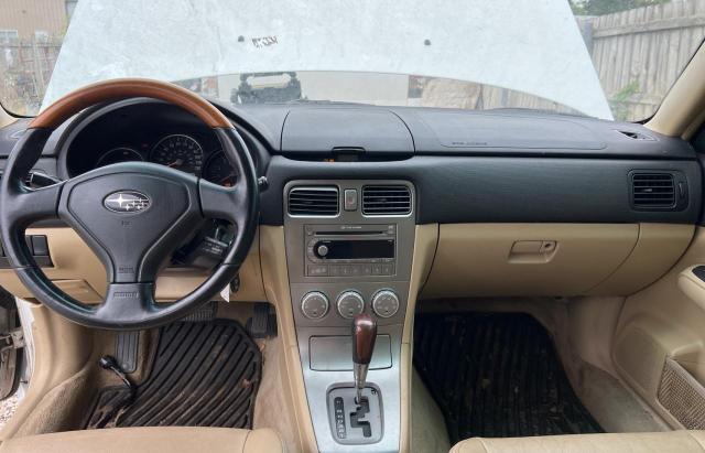 JF1SG67626H734155 - 2006 SUBARU FORESTER 2.5X LL BEAN WHITE photo 9