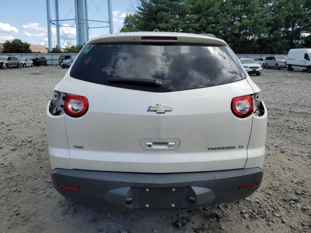 1GNKVGED9CJ183905 - 2012 CHEVROLET TRAVERSE LT WHITE photo 6