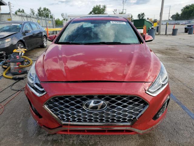 5NPE34AF2JH723814 - 2018 HYUNDAI SONATA SPORT RED photo 5