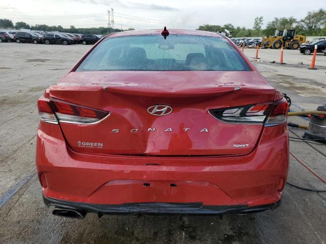 5NPE34AF2JH723814 - 2018 HYUNDAI SONATA SPORT RED photo 6