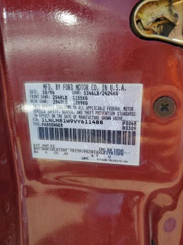 1LNLM81W9VY611488 - 1997 LINCOLN TOWN CAR EXECUTIVE BURGUNDY photo 12