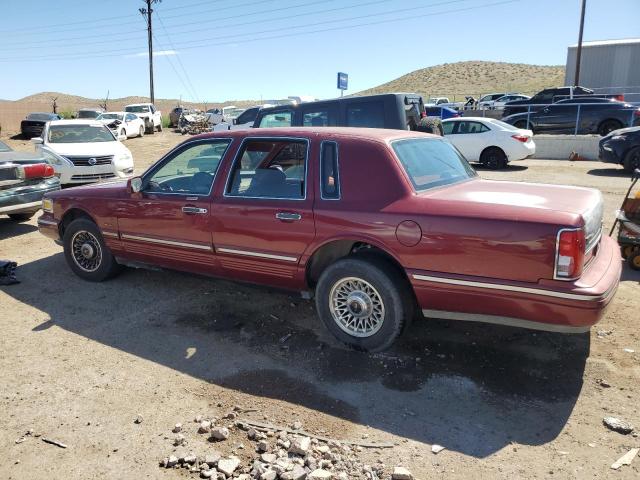 1LNLM81W9VY611488 - 1997 LINCOLN TOWN CAR EXECUTIVE BURGUNDY photo 2