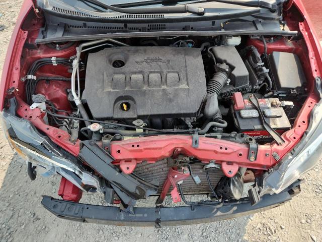 2T1BURHE9JC122932 - 2018 TOYOTA COROLLA L 红色 照片 11