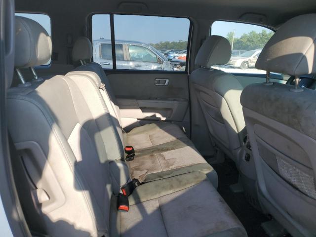 5FNYF3H4XAB012816 - 2010 HONDA PILOT EX WHITE photo 10