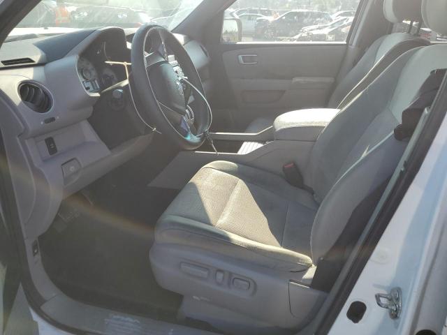 5FNYF3H4XAB012816 - 2010 HONDA PILOT EX WHITE photo 7