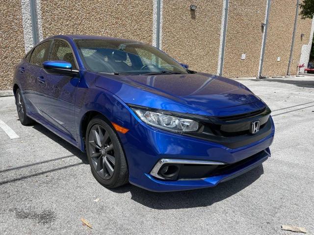 2HGFC2F81MH546559 - 2021 HONDA CIVIC SPORT 蓝色 照片 2