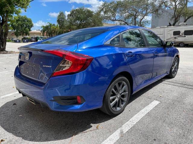2HGFC2F81MH546559 - 2021 HONDA CIVIC SPORT 蓝色 照片 3
