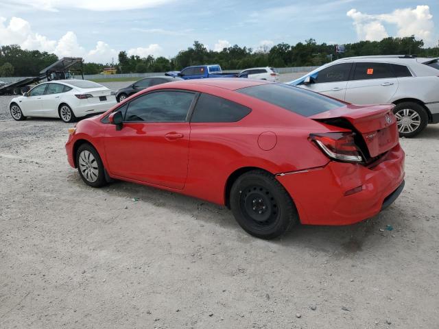 2HGFG3B5XFH520535 - 2015 HONDA CIVIC LX RED photo 2