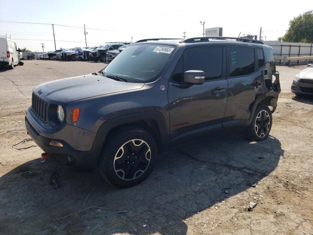 ZACCJBCB9HPF41069 - 2017 JEEP RENEGADE TRAILHAWK GRAY photo 1