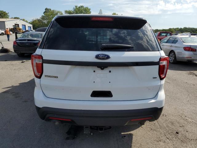 1FM5K8AR5GGA47355 - 2016 FORD EXPLORER POLICE INTERCEPTOR WHITE photo 6