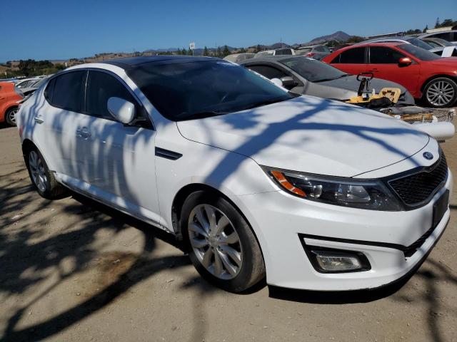 5XXGN4A74FG444377 - 2015 KIA OPTIMA EX WHITE photo 4