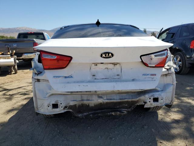 5XXGN4A74FG444377 - 2015 KIA OPTIMA EX WHITE photo 6