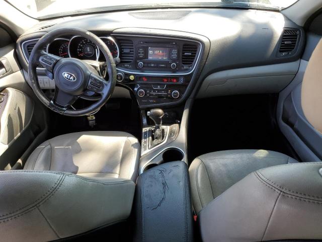 5XXGN4A74FG444377 - 2015 KIA OPTIMA EX WHITE photo 8