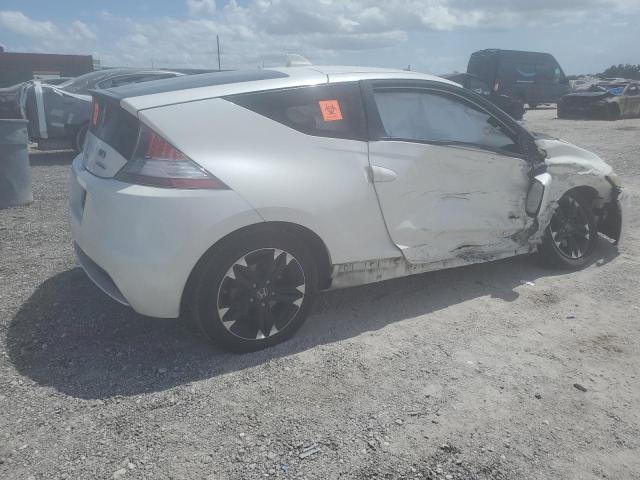 JHMZF1D6XFS000609 - 2015 HONDA CR-Z EX WHITE photo 3