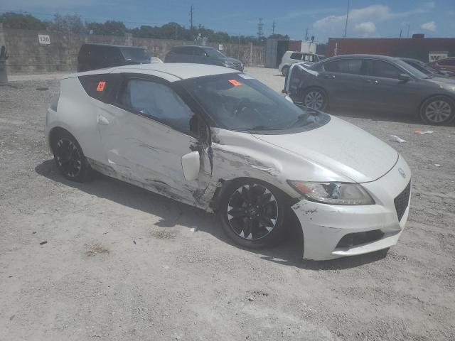 JHMZF1D6XFS000609 - 2015 HONDA CR-Z EX WHITE photo 4