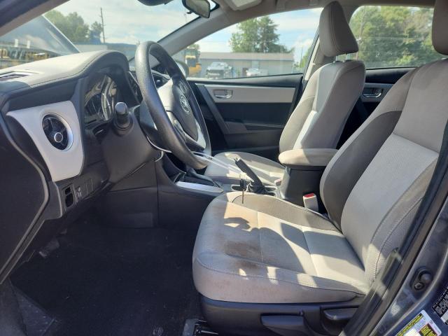 2T1BURHEXJC120008 - 2018 TOYOTA COROLLA L GRAY photo 7