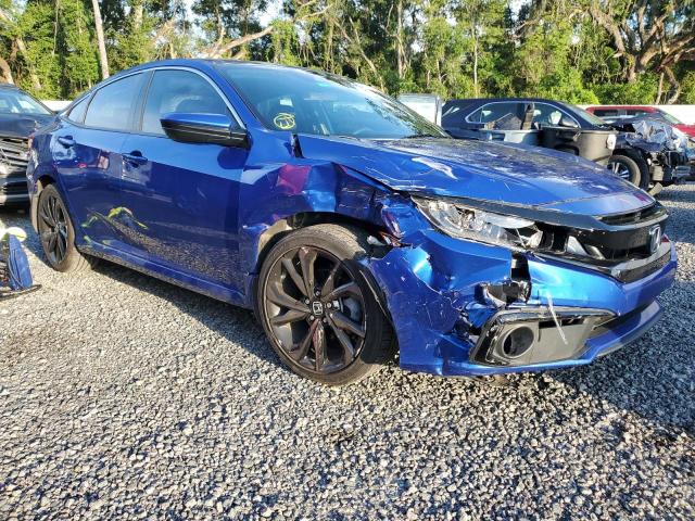19XFC2F88KE005922 - 2019 HONDA CIVIC SPORT 蓝色 照片 4