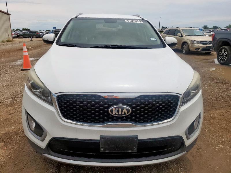 5XYPH4A54JG396163 - 2018 KIA SORENTO EX WHITE photo 5