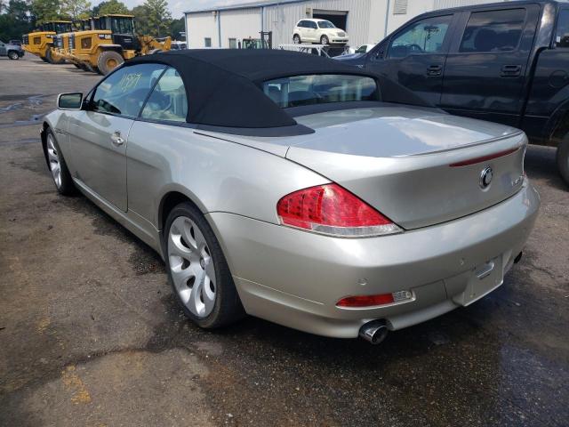 WBAEK73415B323537 - 2005 BMW 645 CI AUTOMATIC GOLD photo 2