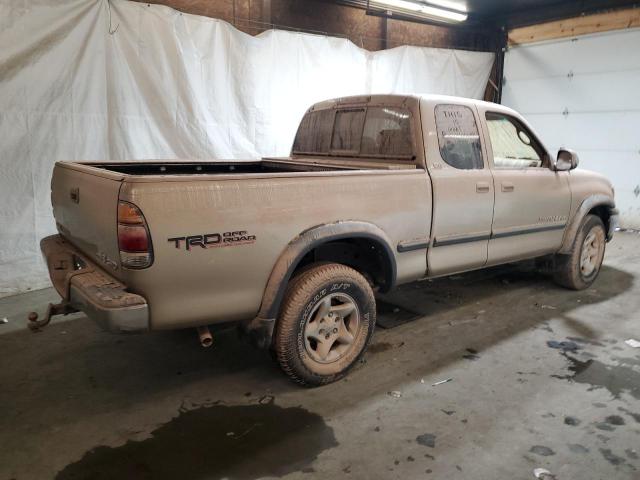 5TBBT44132S307262 - 2002 TOYOTA TUNDRA ACCESS CAB TAN photo 3