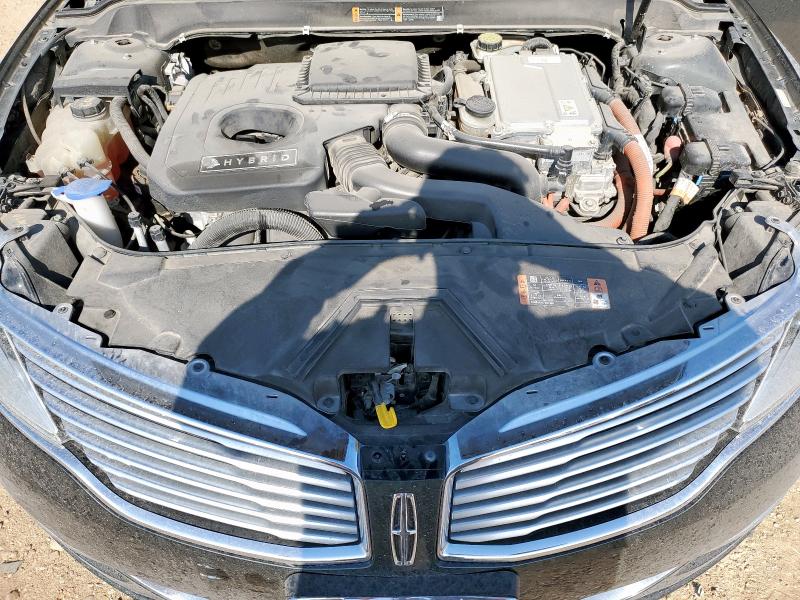 3LN6L2LU5FR623419 - 2015 LINCOLN MKZ HYBRID CHARCOAL photo 11