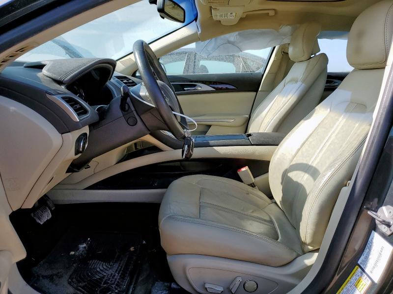 3LN6L2LU5FR623419 - 2015 LINCOLN MKZ HYBRID CHARCOAL photo 7