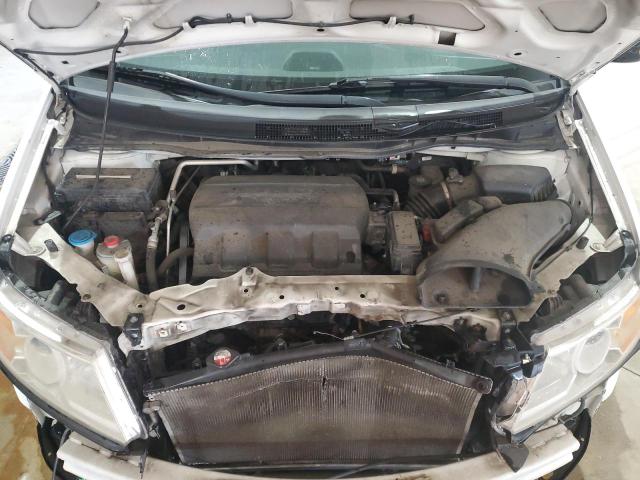 5FNRL5H90BB073050 - 2011 HONDA ODYSSEY TOURING WHITE photo 12