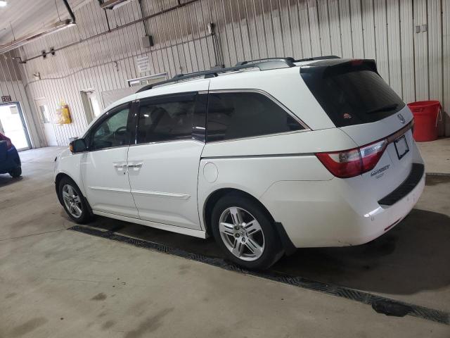 5FNRL5H90BB073050 - 2011 HONDA ODYSSEY TOURING WHITE photo 2
