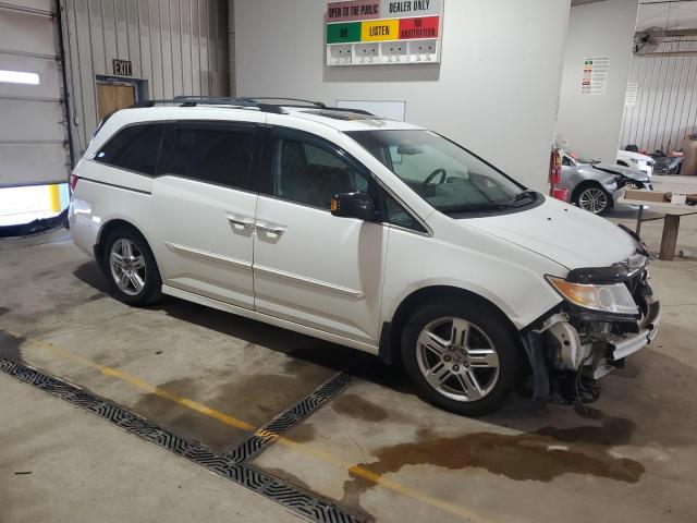 5FNRL5H90BB073050 - 2011 HONDA ODYSSEY TOURING WHITE photo 4