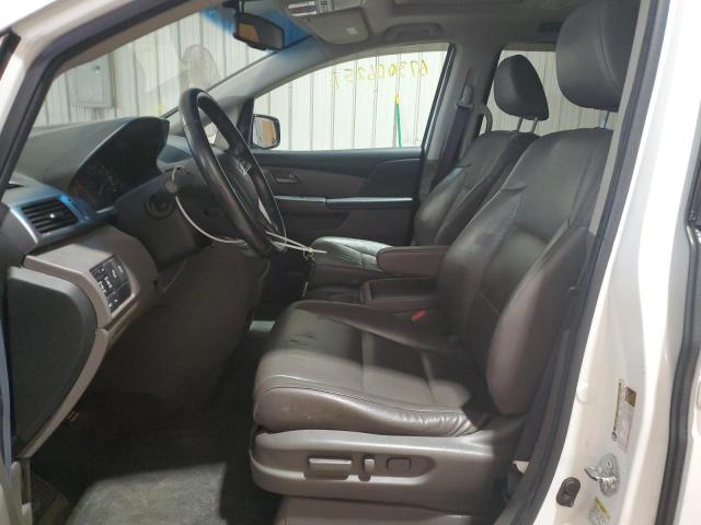 5FNRL5H90BB073050 - 2011 HONDA ODYSSEY TOURING WHITE photo 7