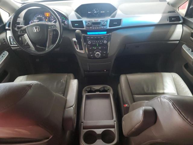 5FNRL5H90BB073050 - 2011 HONDA ODYSSEY TOURING WHITE photo 8