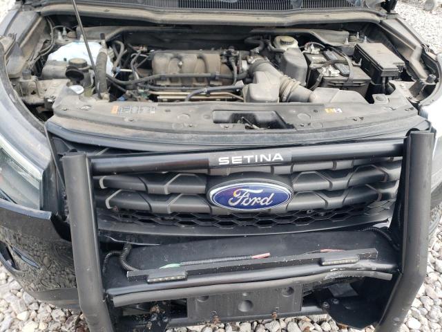 1FM5K8AR9GGB65618 - 2016 FORD EXPLORER POLICE INTERCEPTOR Чорний фото 11
