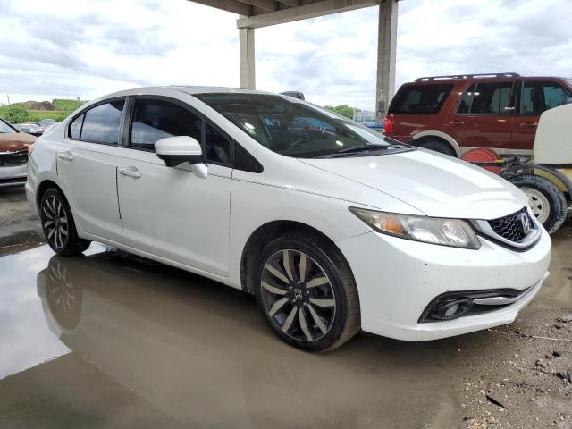 19XFB2F97FE202596 - 2015 HONDA CIVIC EXL თეთრი ფოტო 4