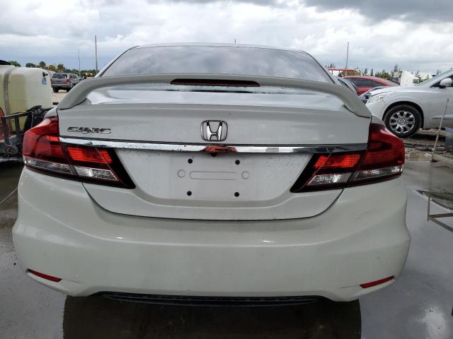 19XFB2F97FE202596 - 2015 HONDA CIVIC EXL თეთრი ფოტო 6