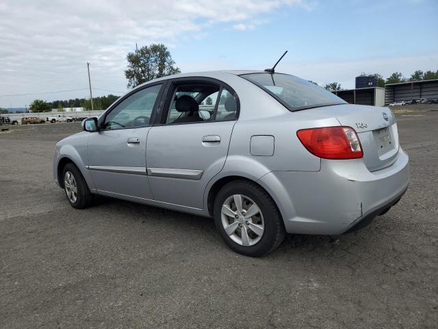 KNADH4A31A6643530 - 2010 KIA RIO LX SILVER photo 2