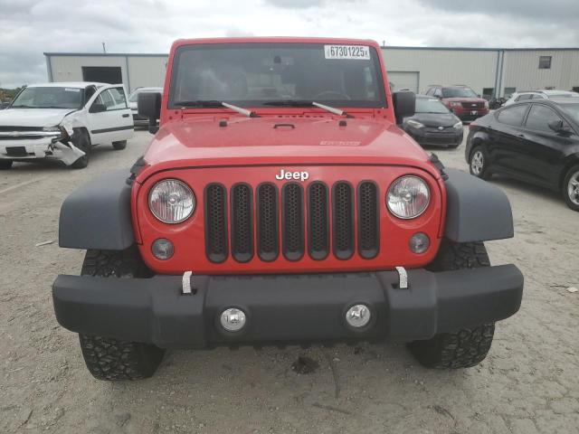 1C4BJWDG5FL755300 - 2015 JEEP WRANGLER U SPORT RED photo 5